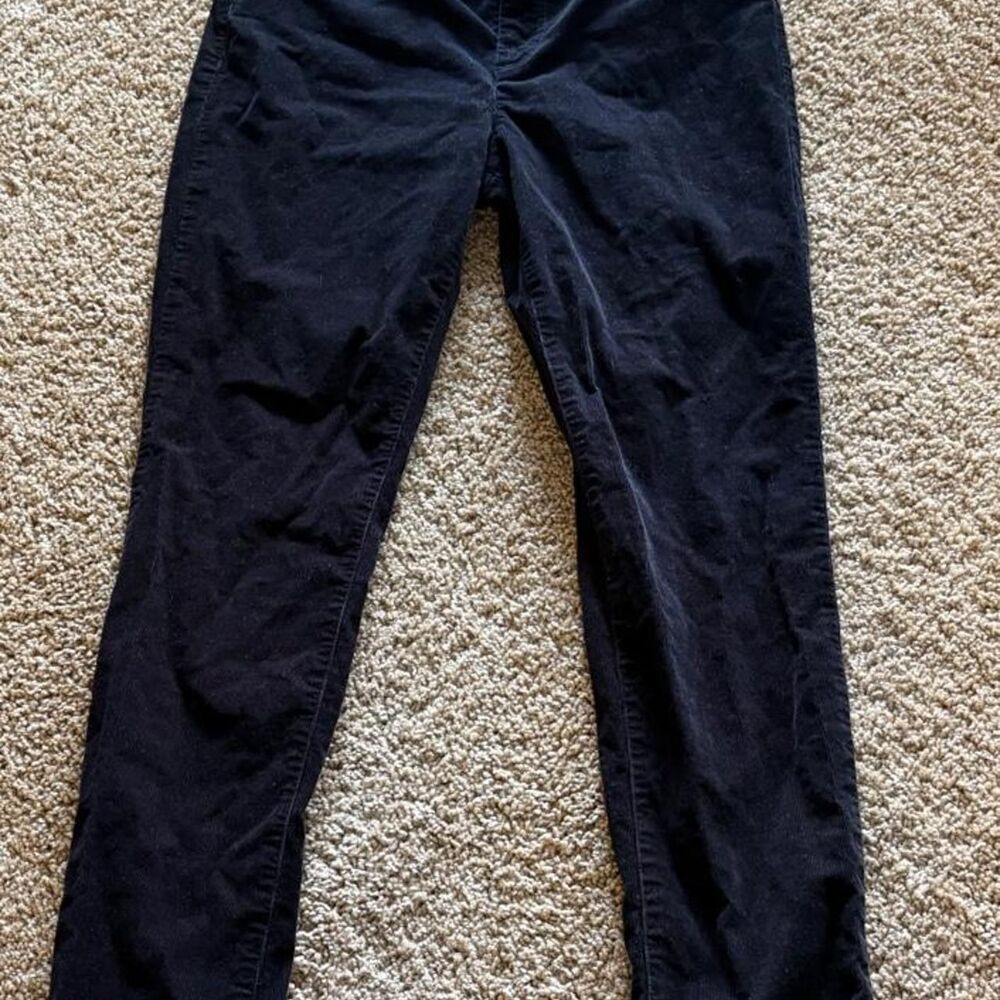 Talbots Women's Black and Navy Trousers